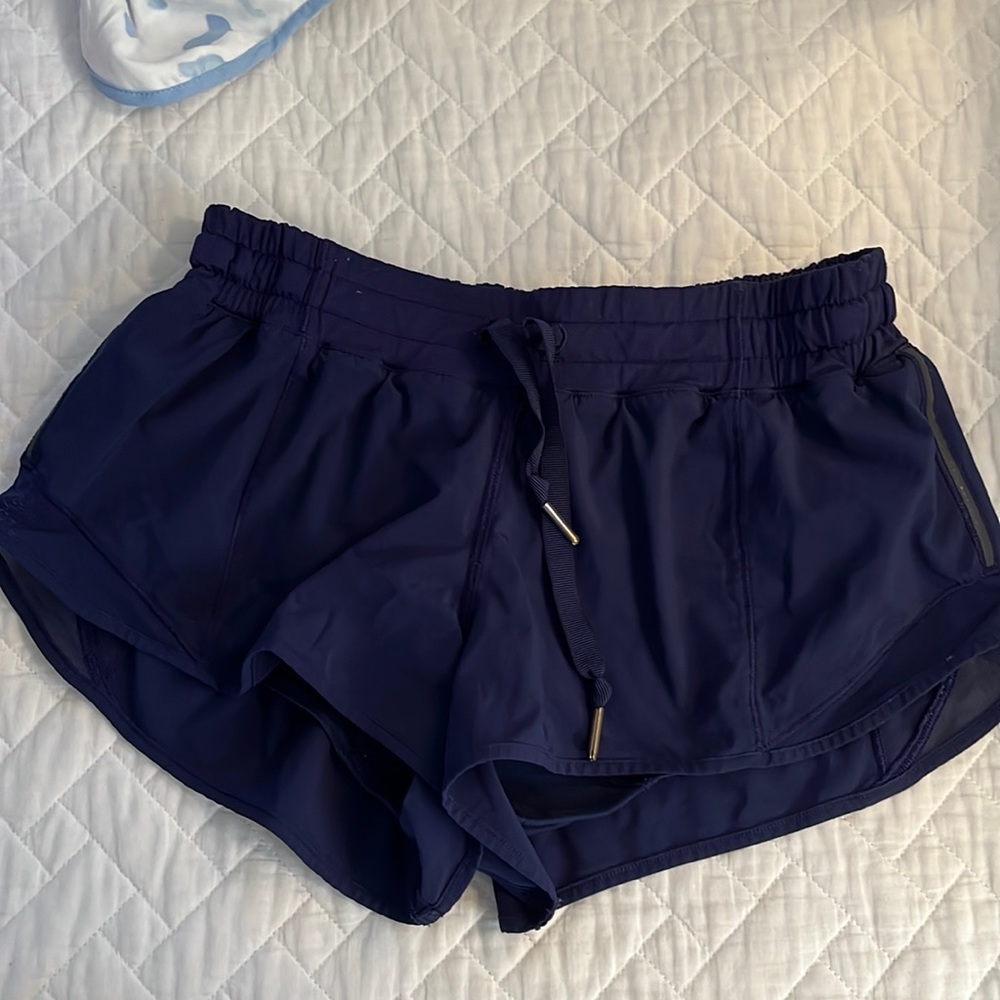 Navy Lululemon shorts